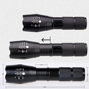 Мощен акумулаторен фенер с CREE LED диод 2500W ZOOM T6