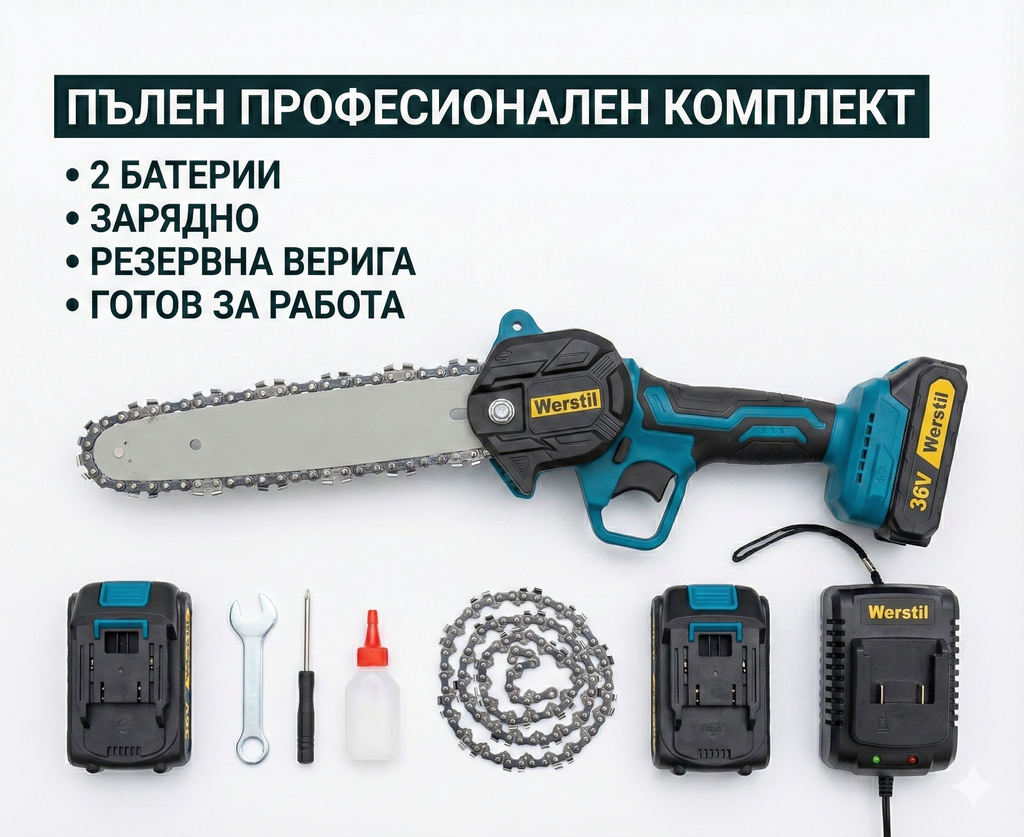 Акумулаторен Трион WERSTIL 21V
