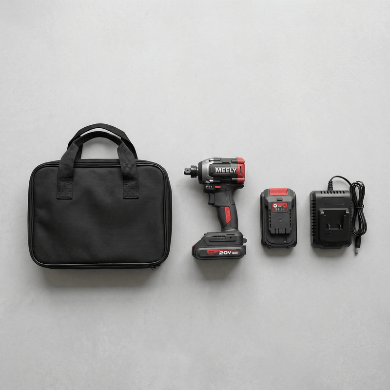 Импактен винтоверт/гайковерт MEELY MT-528 PRO 20V Brushless 230Nm + 2 батерии