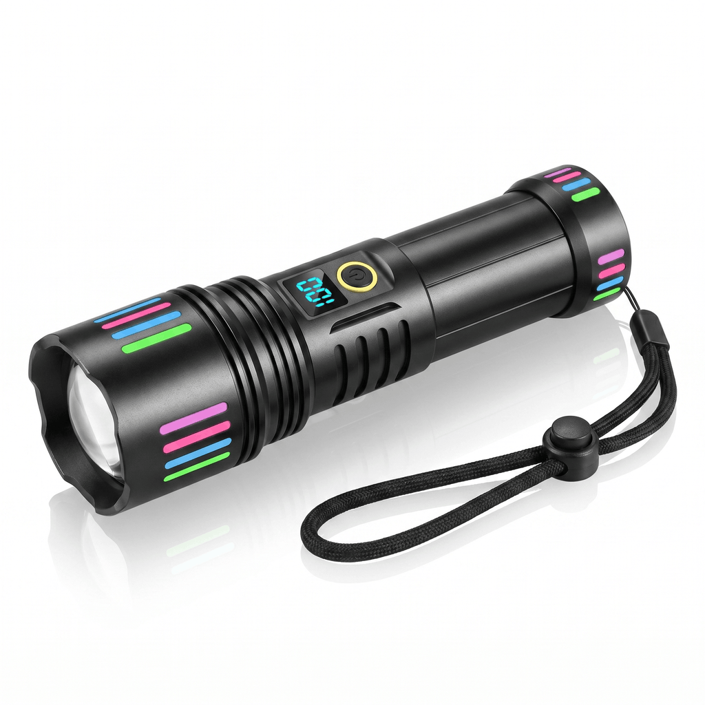 Тактически LED фенер KH-W513 1000lm Zoom + 18650 батерия + USB-C