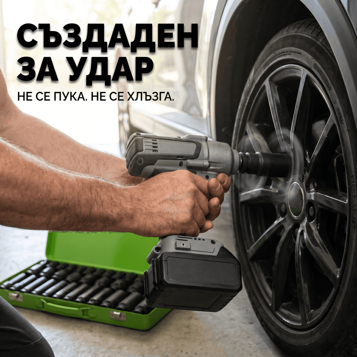 Impact гедоре комплект 1/2" 35 части OKBOONS HX-80035, метален куфар
