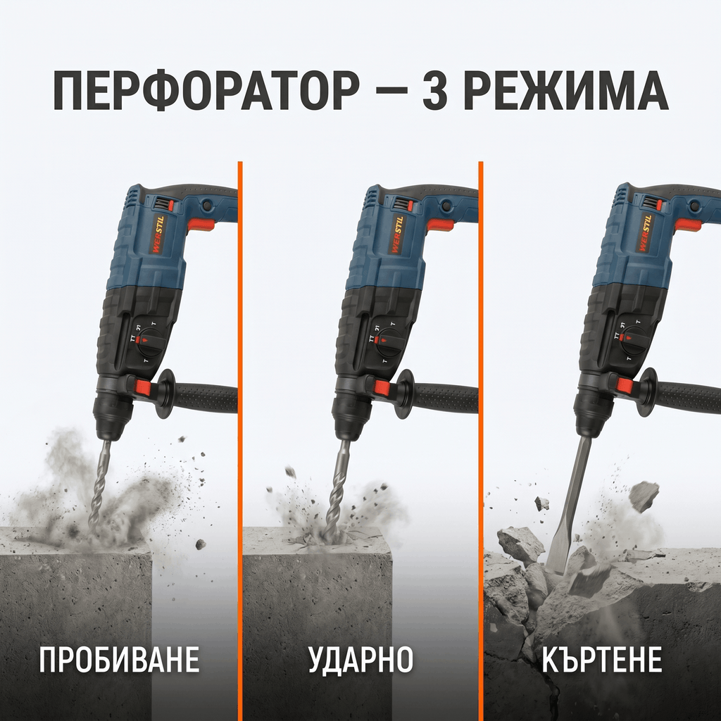 Комплект Перфоратор SDS-plus + Ъглошлайф 125мм